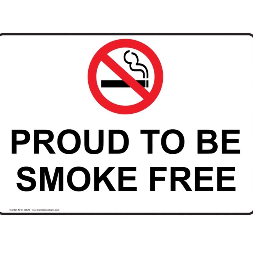 Smoke free home ! 🚭
